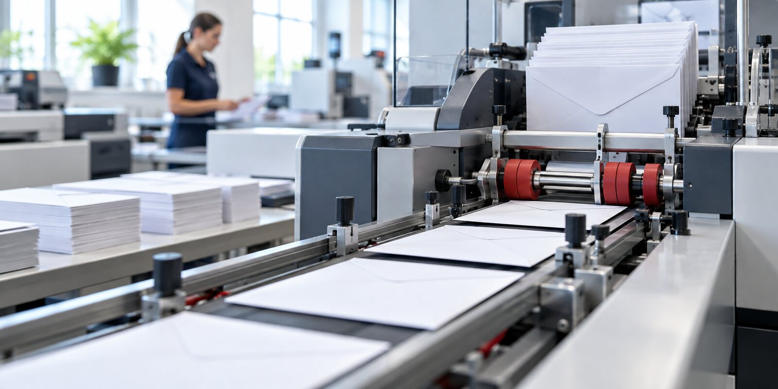 Ensobrado automatizado de documentos empresariales