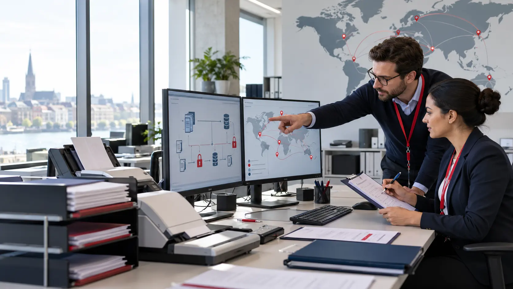 Outsourcing transfronterizo y RGPD: mapa de datos, SCC y acceso desde fuera del EEE