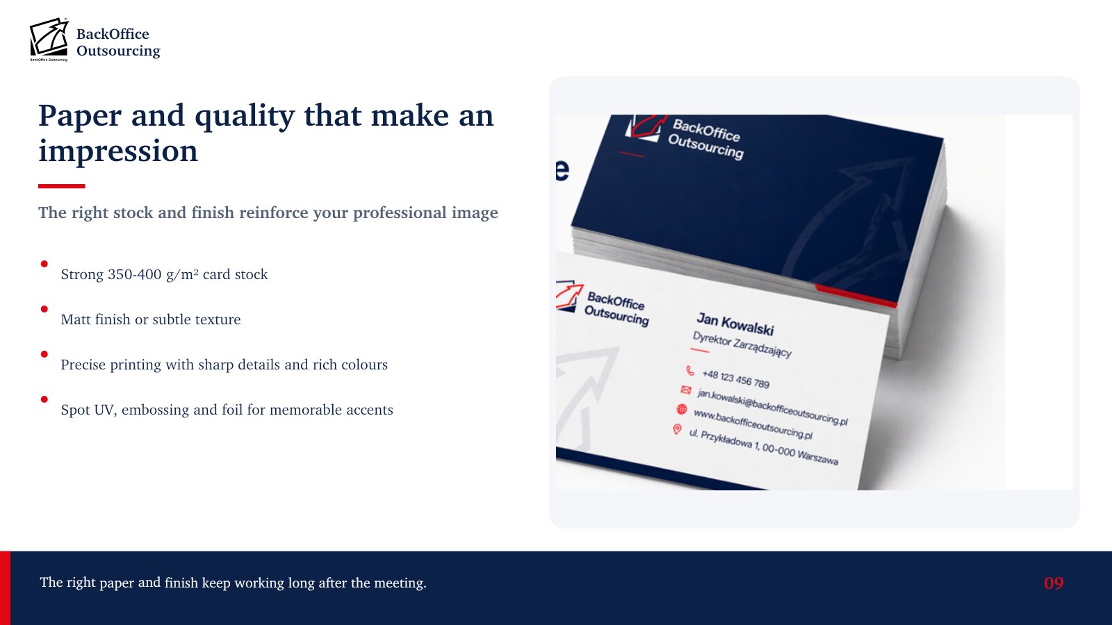 Printing offer - slide 9 / 17