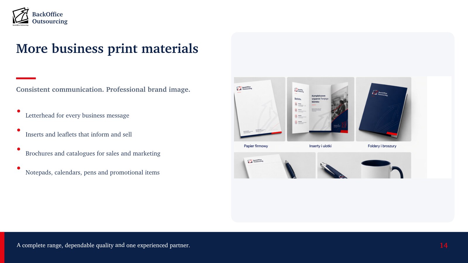 Printing offer - slide 14 / 17